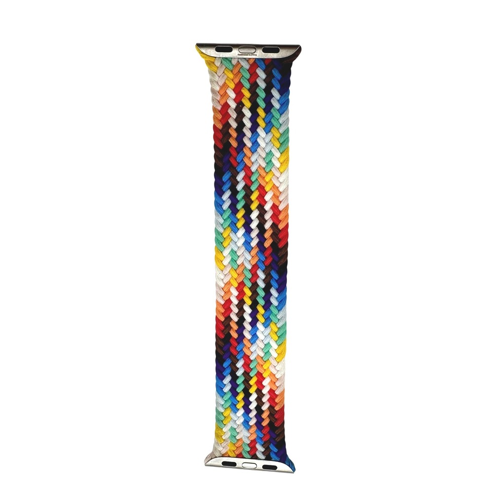 Authentic Apple Watch 2021 Pride Edition Braided Solo Loop - Size 4 (44mm)